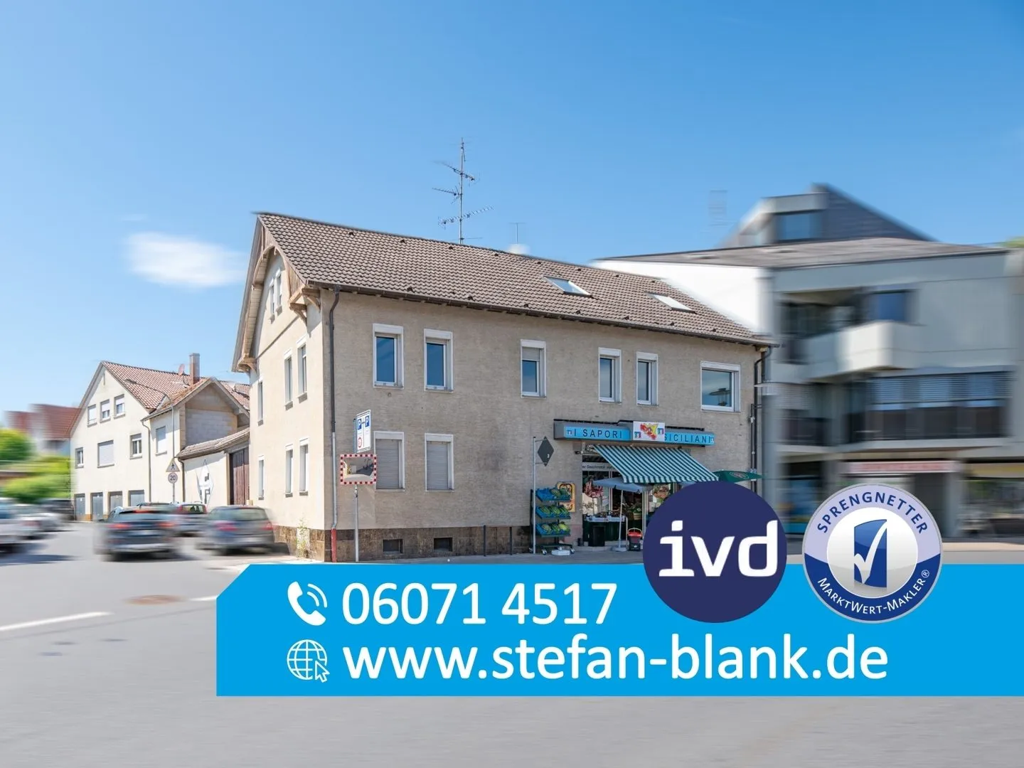 Immobilienangebot - Reinheim - Alle - Investieren mit Perspektive: Wohn- und Geschäftshaus in zentraler Lage
