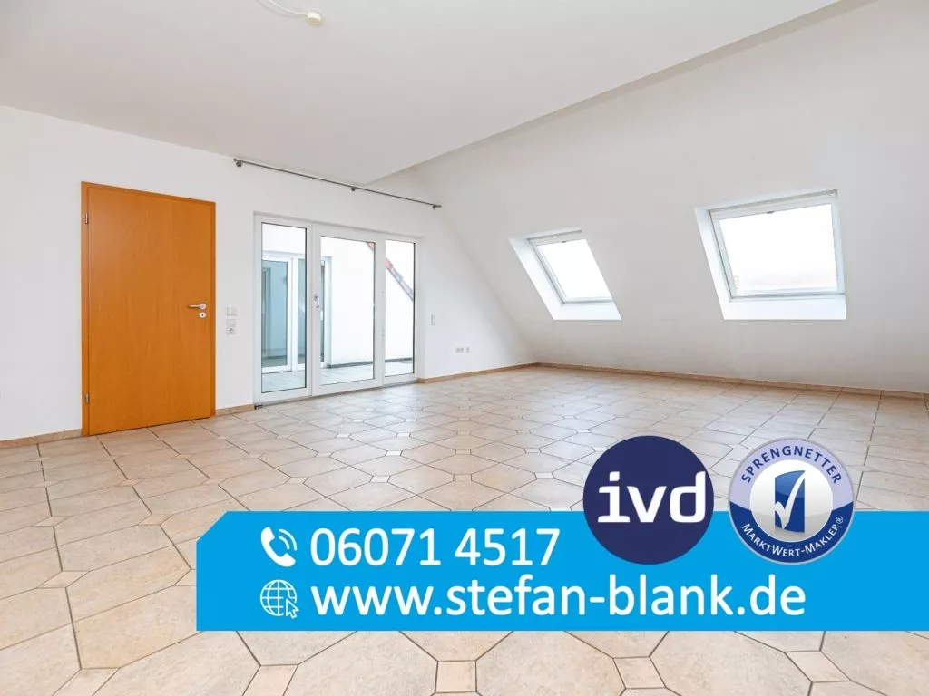 Immobilienangebot - Groß-Zimmern - Alle - Wohnen mit Weitblick: große, helle 2-Zimmer-Wohnung