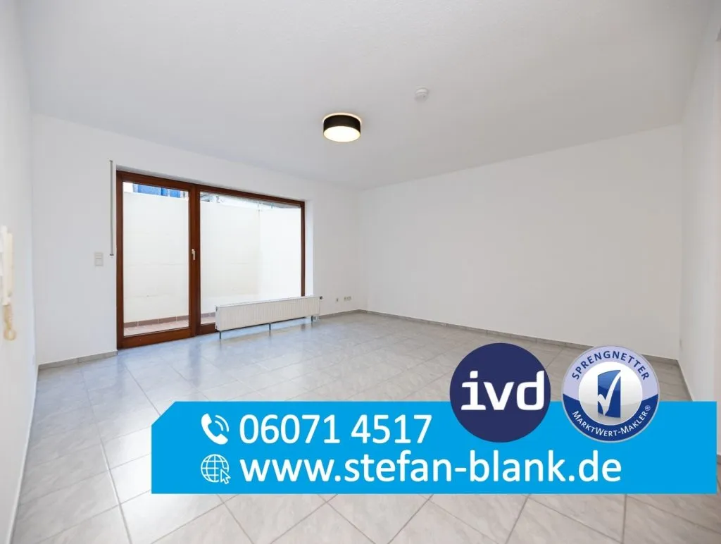 Immobilienangebot - Groß-Zimmern - Alle - Frisch renoviert - Helle Souterrainwohnung für den Single